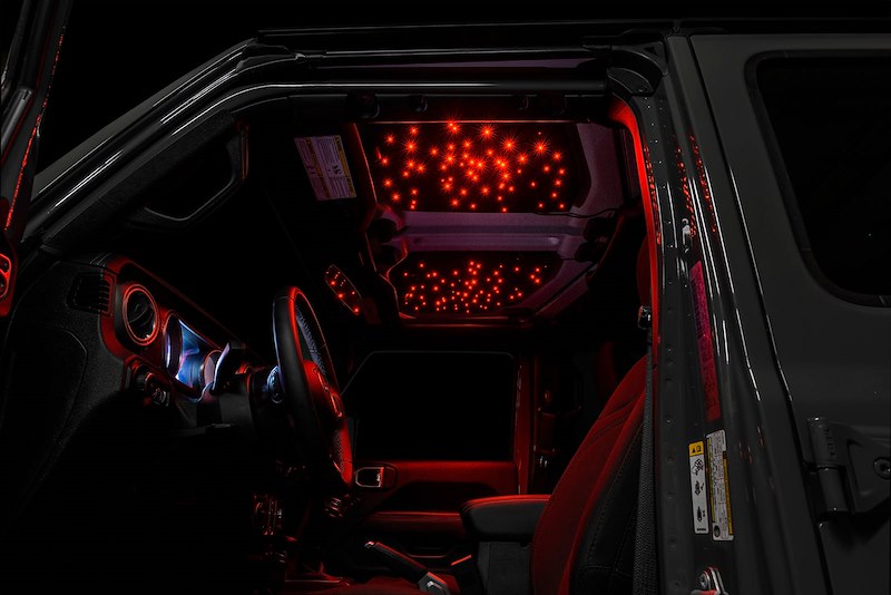 Oracle Lighting StarLINER ColorSHIFT Fiber Optic Hardtop Headliner JL/JT