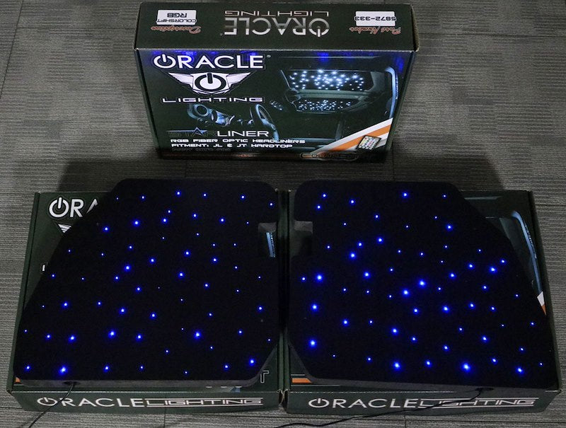 Oracle Lighting StarLINER ColorSHIFT Fiber Optic Hardtop Headliner JL/JT
