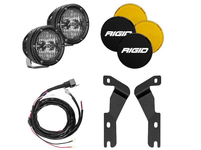 RIGID Industries 2016-2020 Tacoma A-Pillar Light Kit, Includes 4 Inch 360-Series Drive