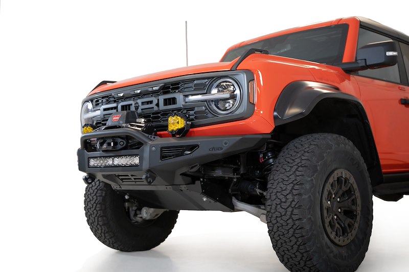 Addictive Desert Designs Bronco Raptor Front Skid Plate | Rock Fighter & Bomber Bumpers (2021-2025)