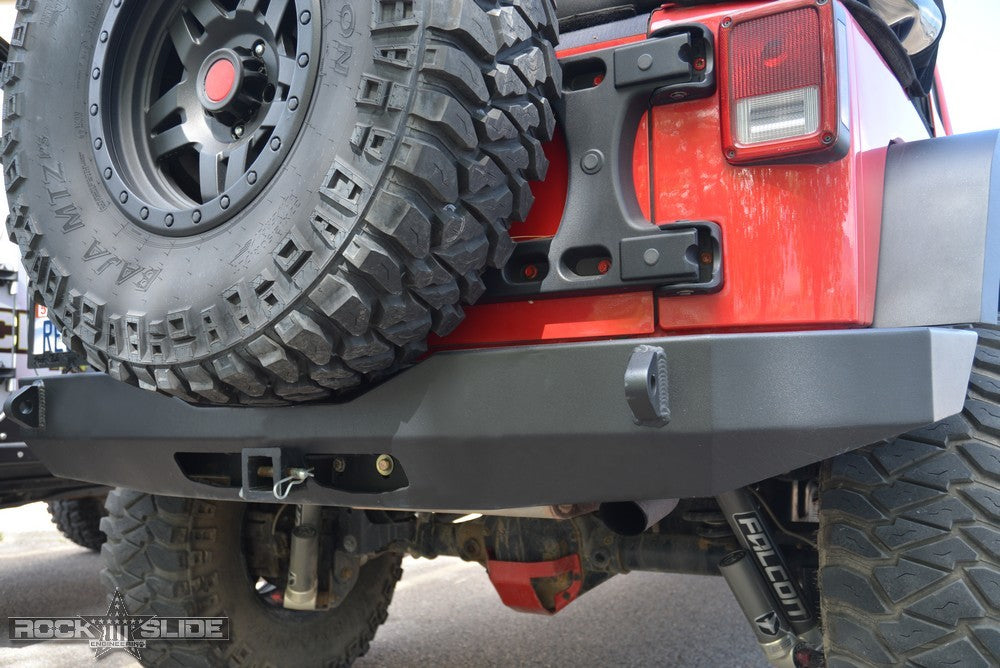 Rock Slide Engineering Jeep JK Full Rear Bumper For 07-18 Wrangler JK Rigid Series