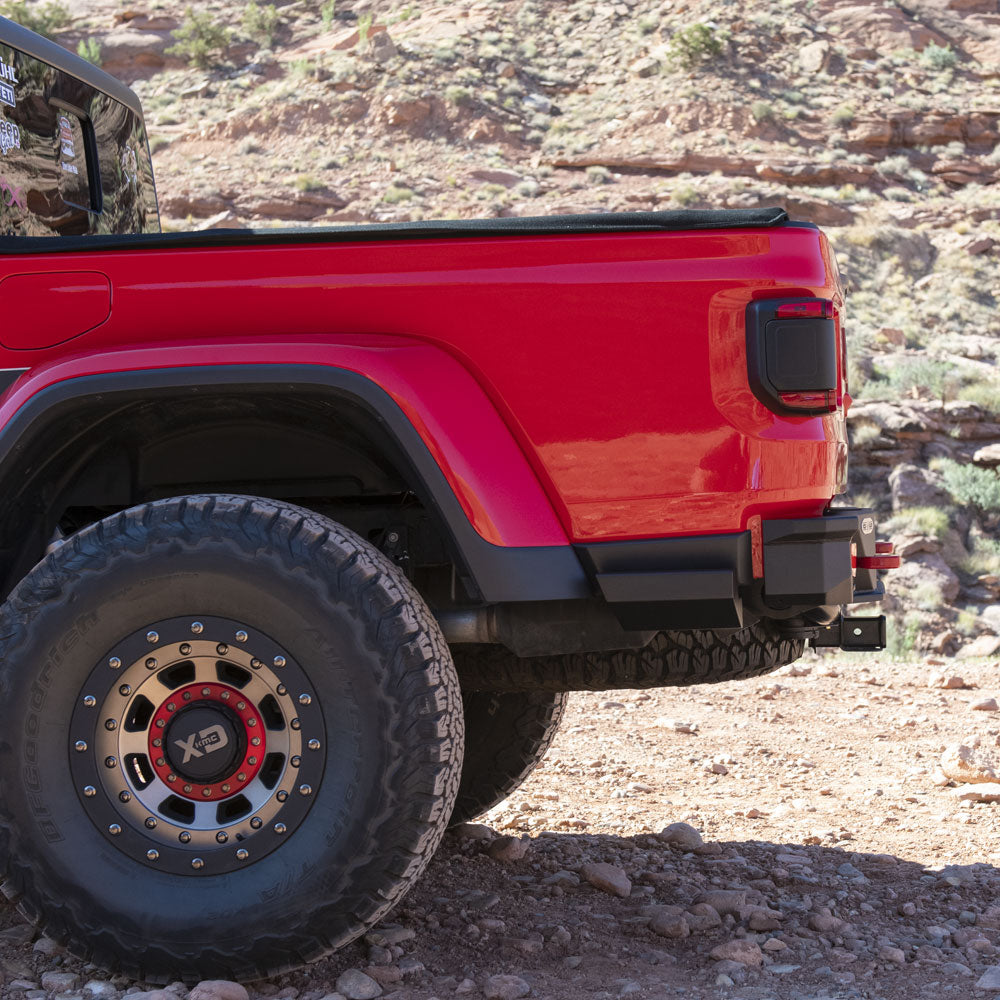 Rock Slide Engineering Gladiator Full Rear Bumper For 20-Pres Jeep Gladiator Rigid Series