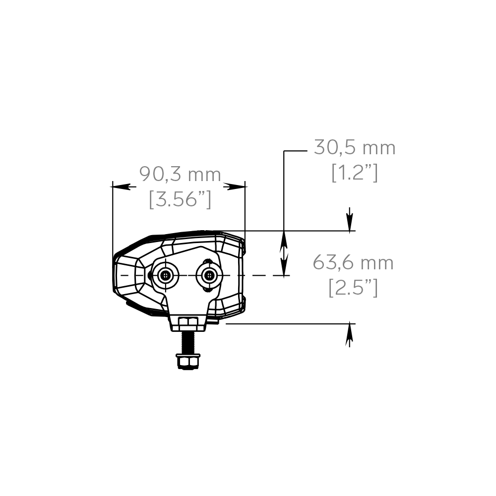 TYRI Off-Road Lighting V48 Black 17200 eLumen 48