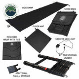 Overland Vehicle Systems XD Sherpa Solo - Soft Sided Roof Top Tent, 1 Person, Grey Body and Black Rainfly
