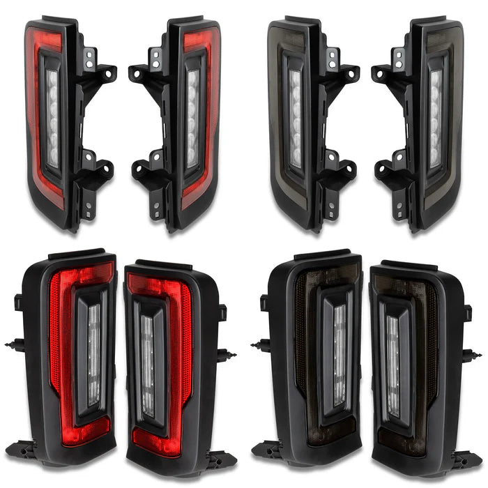 Oracle Lighting Flush Style (Lensless) LED Tail Lights for 2021-2025 Ford Bronco Tinted