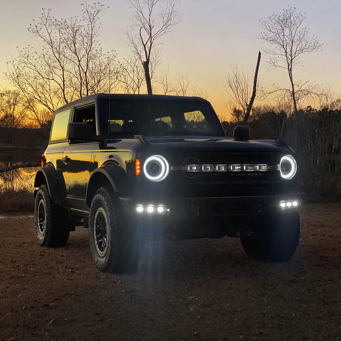 Oracle Lighting 2021-2025 Ford Bronco Triple LED Fog Light Kit for Steel Bumper