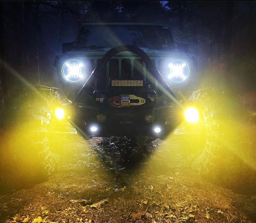 GateKeeper Off-Road Jeep JL / JT Steerable Knuckle Pod Light Mounts