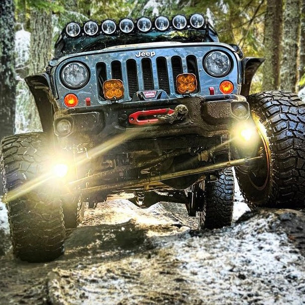 GateKeeper Off-Road Jeep JK Steerable Knuckle Pod Light Mounts