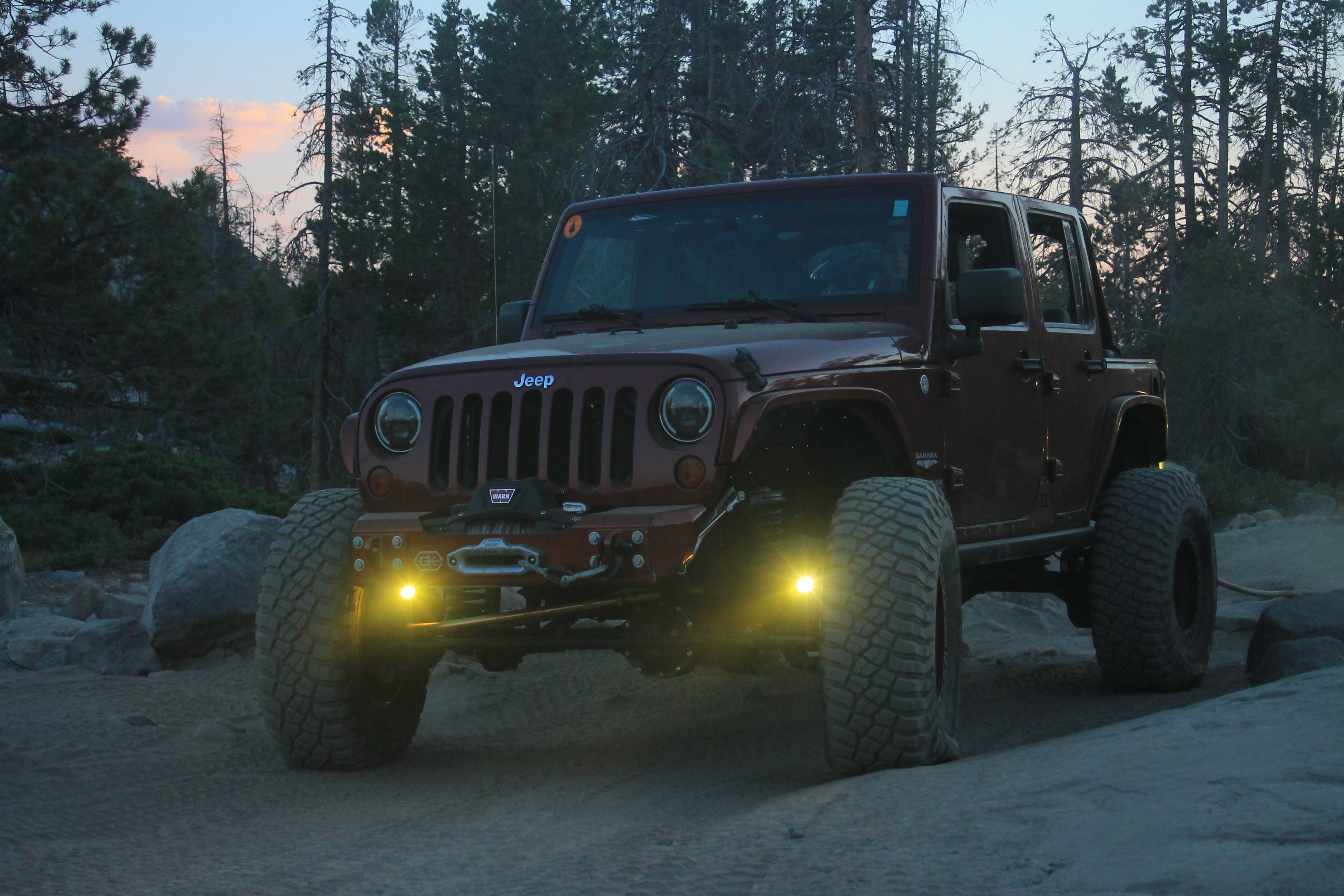 GateKeeper Off-Road Jeep JK Steerable Knuckle Pod Light Mounts