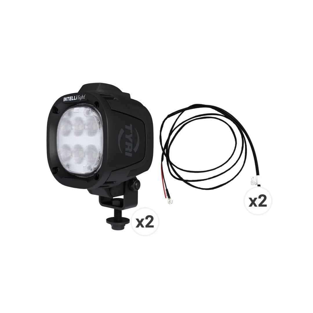 TYRI Off-Road Lighting Intellilight Narrow Pair With Wiring Harnesses