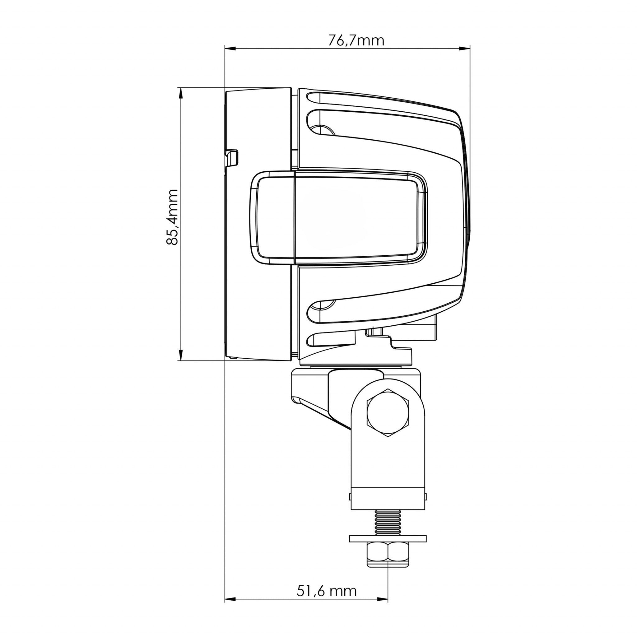 TYRI Off-Road Lighting D8 Swivel Pair With Wiring Harnesses