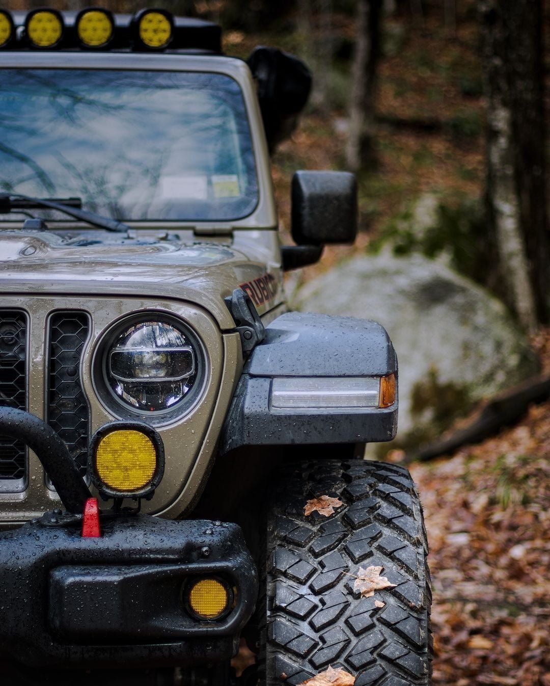 TYRI Off-Road Lighting Fog Light Kit for Jeep Wrangler JL, 2500 eLumen