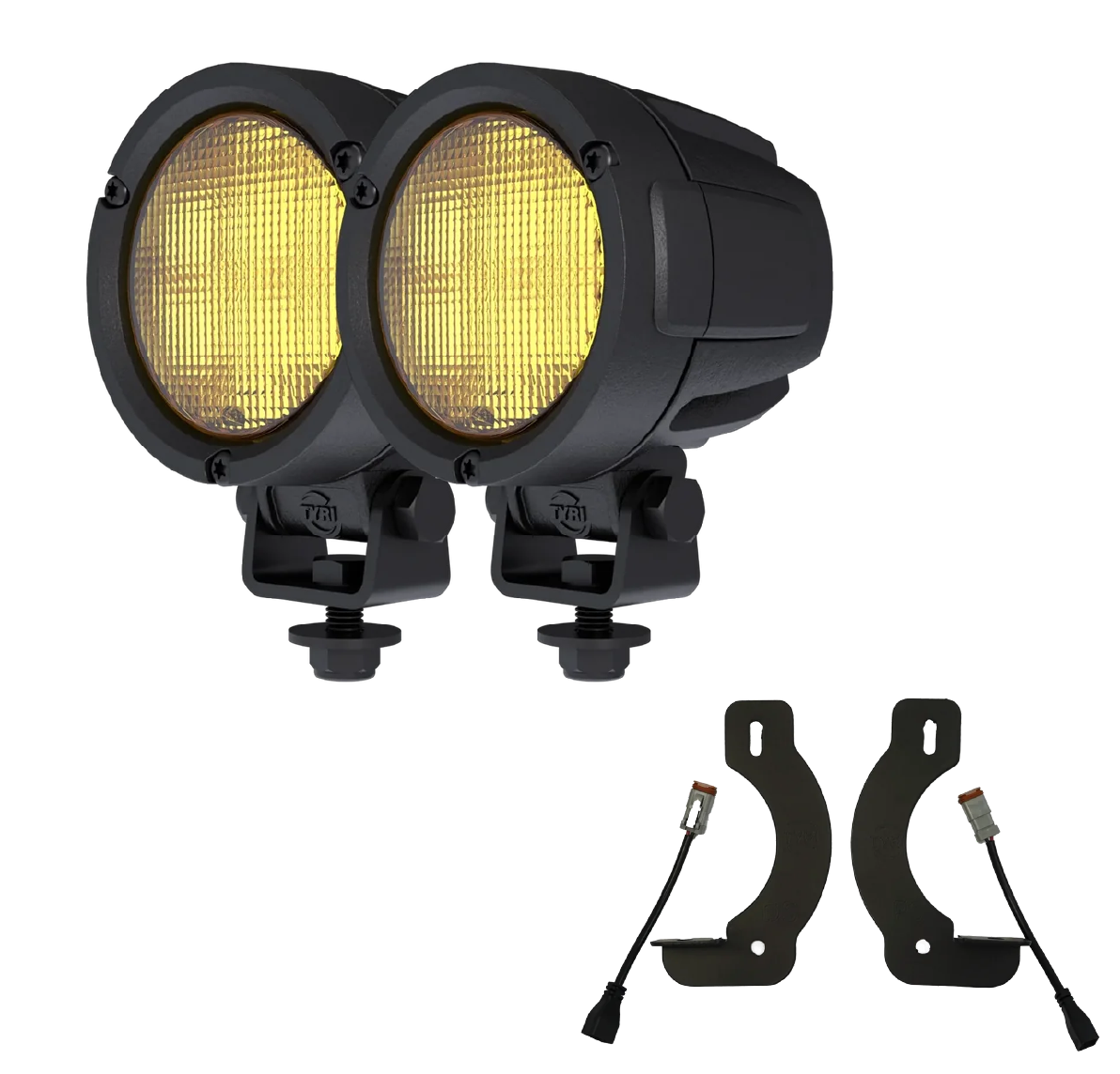 TYRI Off-Road Lighting Fog Light Kit for Jeep Wrangler JL, 2500 eLumen