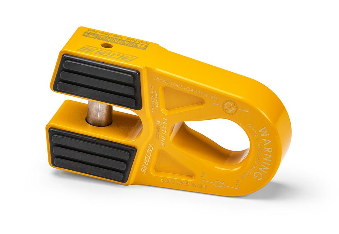 FlatLink Expert Closed Winch Shackle Mount Yellow Factor 55