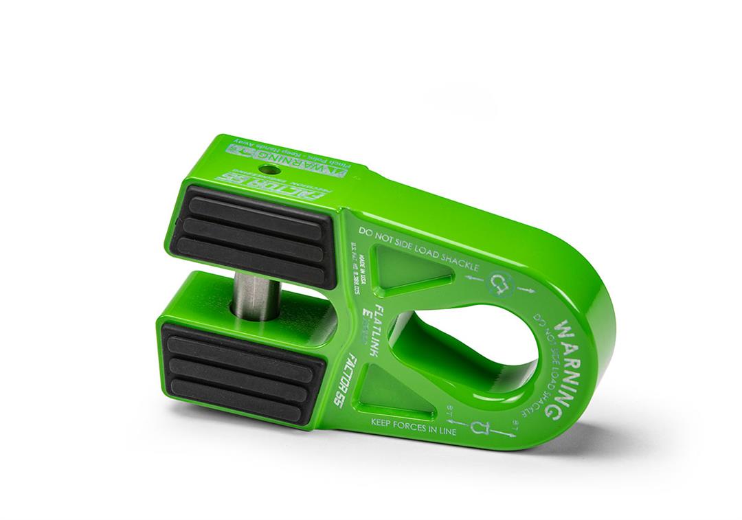 FlatLink Expert Closed Winch Shackle Mount Green Factor 55