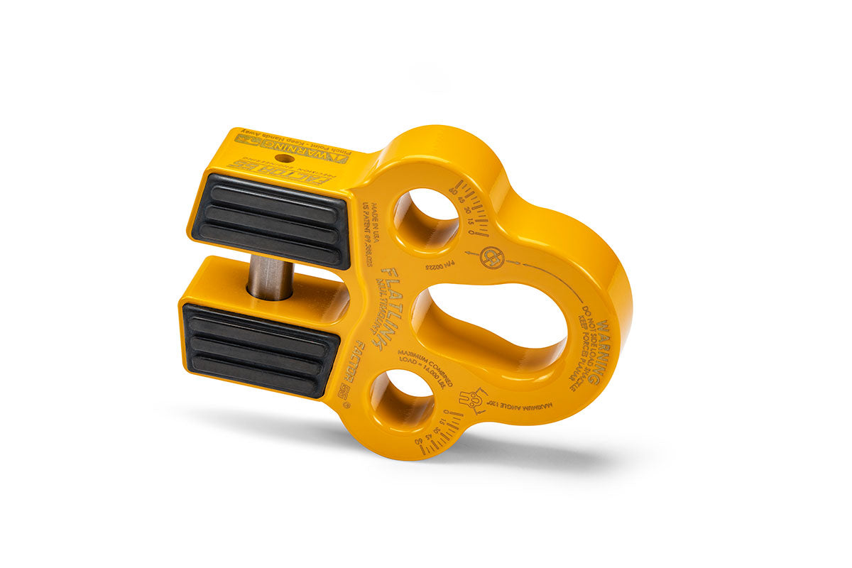 FlatLink Multimount Winch Shackle Yellow Factor 55