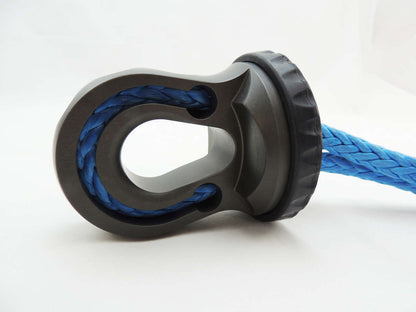 Splicer 3/8-1/2 Inch Synthetic Rope Splice On Shackle Mount Gray Factor 55