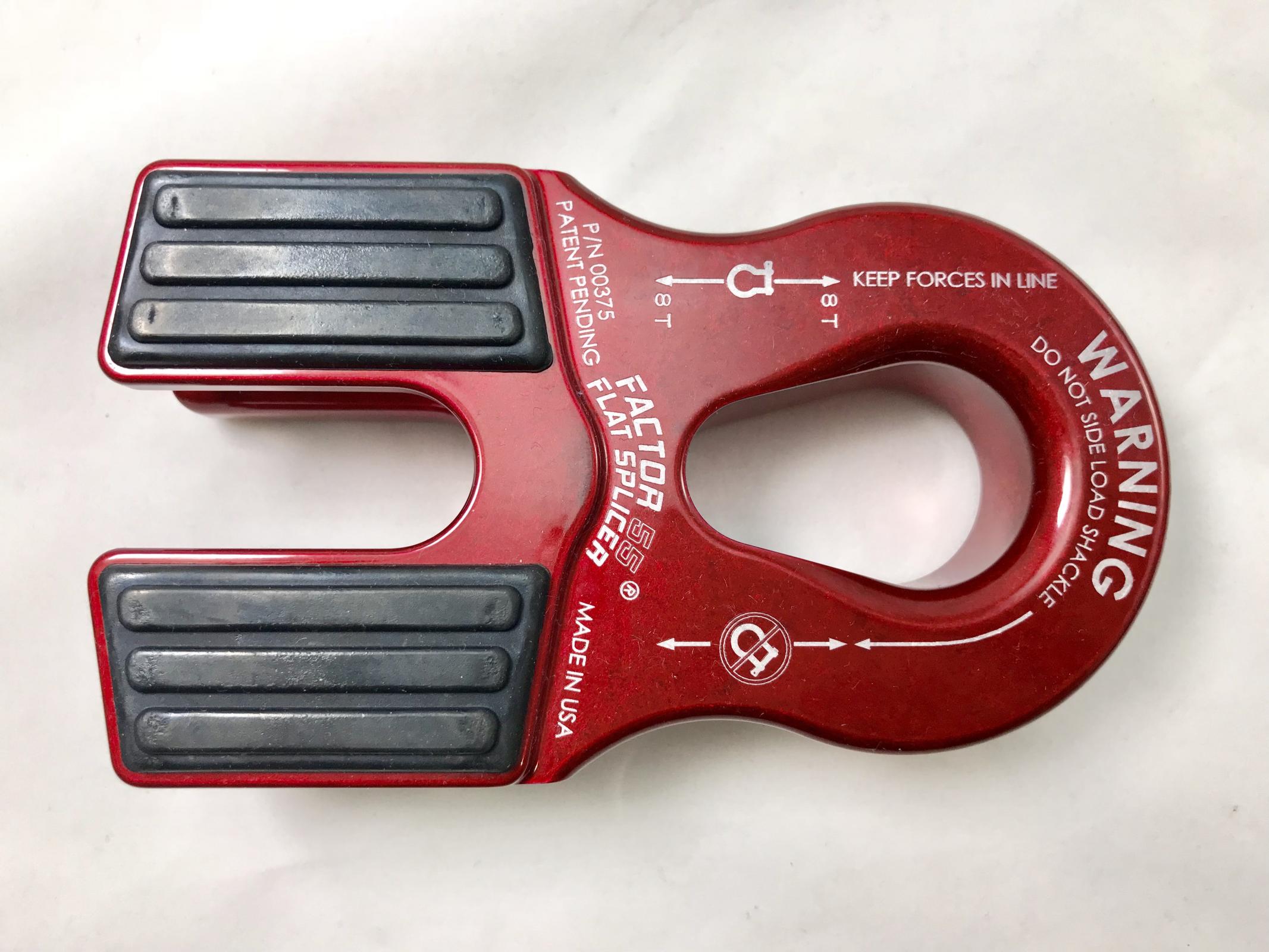 Factor 55 Foldable Splice‑On Winch Line Shackle Mount – Recovery ...