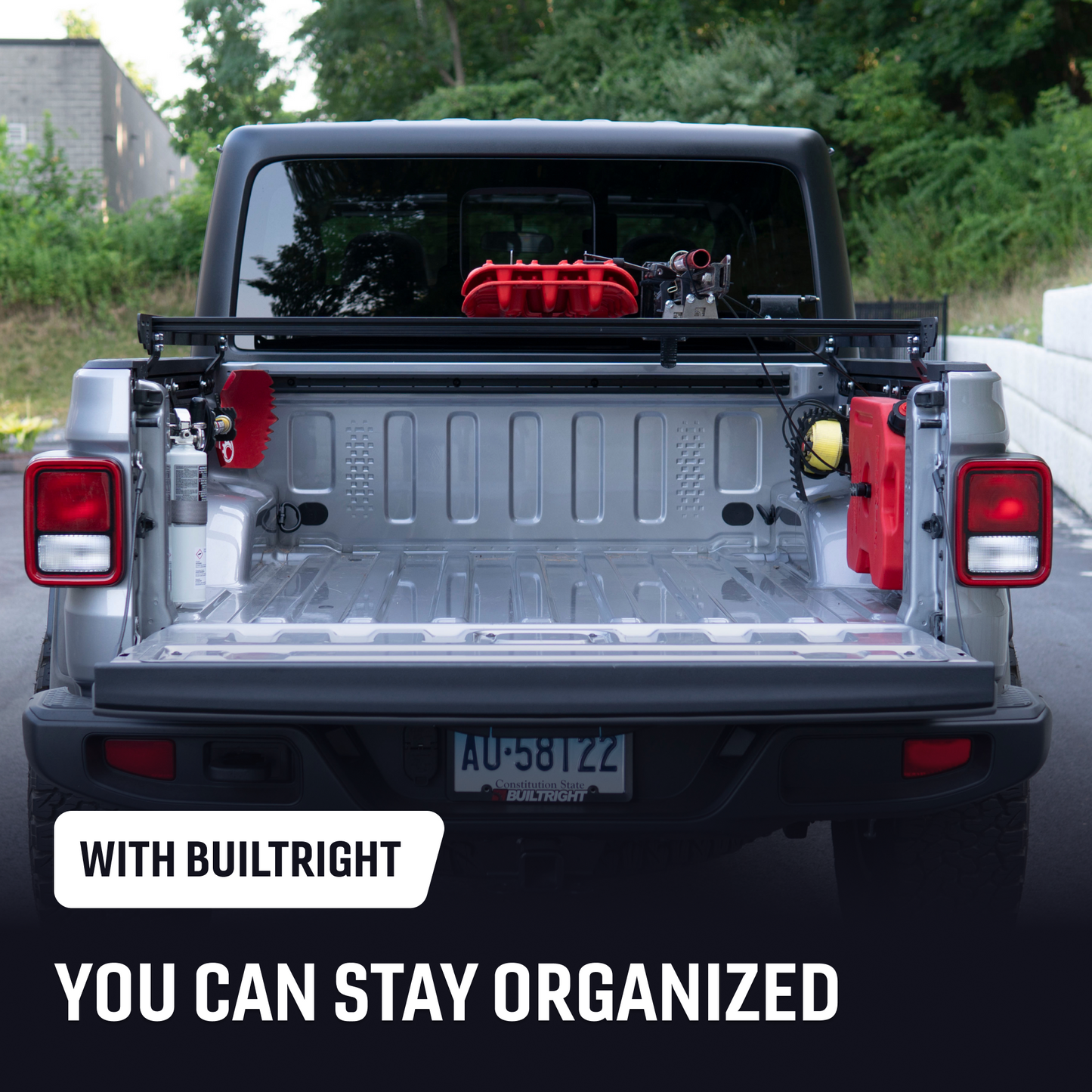 BuiltRight Industries Utility Rail System |  Jeep Gladiator (2020-2024)