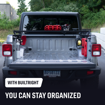 BuiltRight Industries Utility Rail System |  Jeep Gladiator (2020-2024)