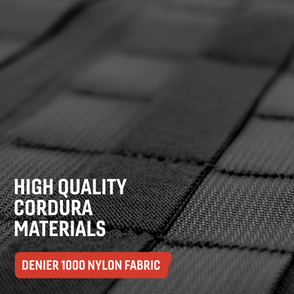 BuiltRight Industries Velcro Tech Panel - Black | 3pc Kit