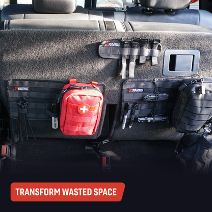 BuiltRight Industries Velcro Tech Panel - Black | 3pc Kit