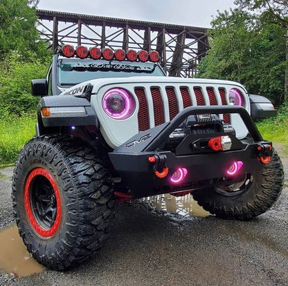 Oracle Lighting Oculus™ ColorSHIFT Bi-LED Projector Headlights for Jeep JL/JLU & JT w/BC@ Controller (2018-Present)