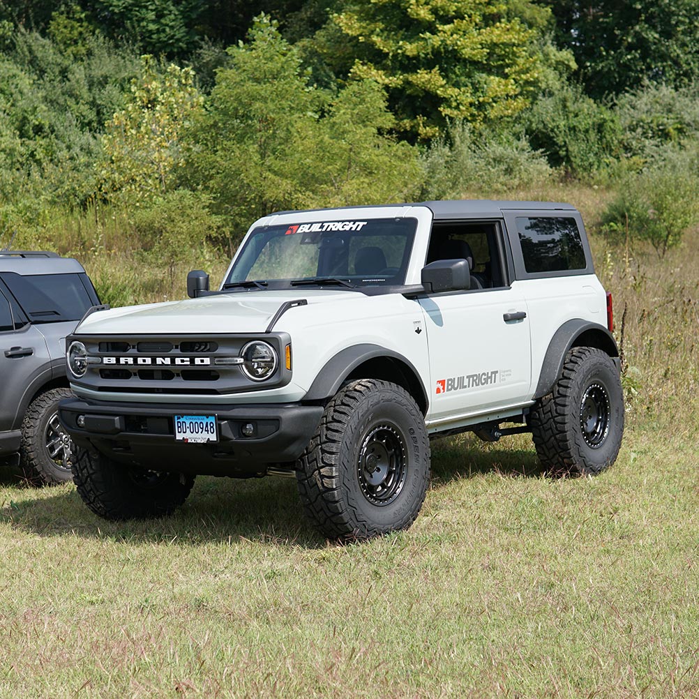 License Plate Relocation Kit | Ford Bronco (2021+) for Standard Plastic Bumper-BuiltRight Industries