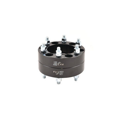 TrailFX Wheel Spacer 6x139.7mm/6x5.50 In Bolt Pattern 1.5 In Thick 108mm Hub Black Alum Set Of 2