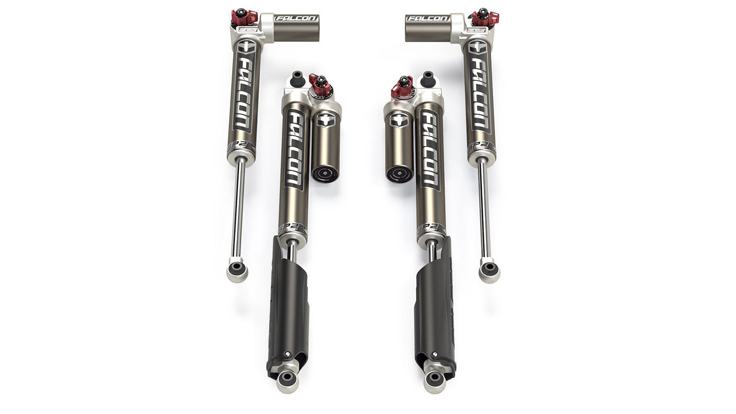Falcon Shocks Wrangler JL EcoDiesel/4xe/392 4 Door SP2 3.3 Fast Adjust Piggyback Shock Kit 2-4.5 Inch