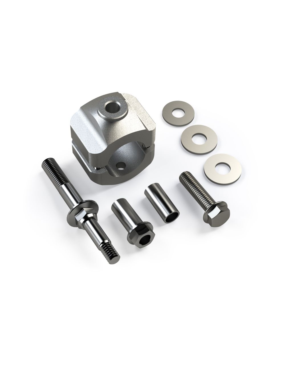 Teraflex Jeep JK: Steering Stabilizer Relocation Kit (1-5/8” HD Tie Rod)
