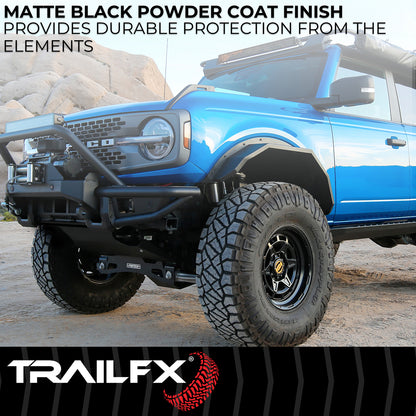 TrailFX Front Angled Fender Flares For 2021-2025 Bronco