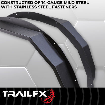 TrailFX Front Angled Fender Flares For 2021-2025 Bronco