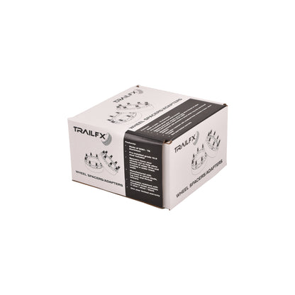 TrailFX Wheel Spacer 6x135mm/6x5.31 In Bolt Pattern 2 In Thick 87.10mm Hub Silver Color Alum Set Of 2