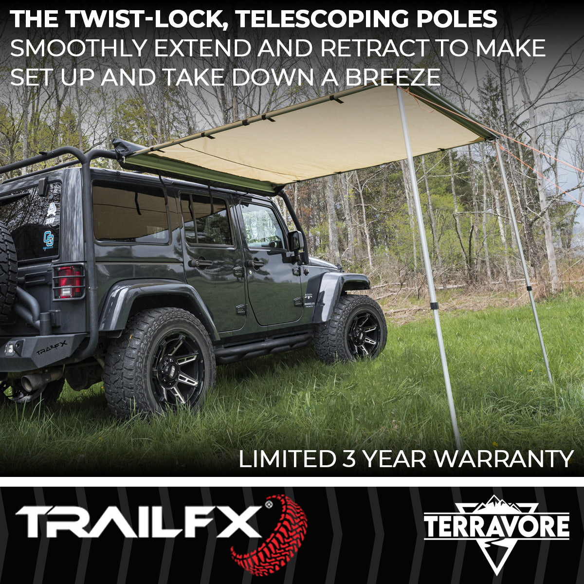 TrailFX Terravore Awning 6.5' x 6.5'