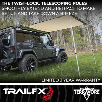 TrailFX Terravore Awning 6.5' x 6.5'