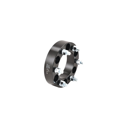 TrailFX Wheel Spacer 6x139.7mm/6x5.50 In Bolt Pattern 1.5 In Thick 108mm Hub Black Alum Set Of 2