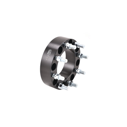 TrailFX Wheel Spacer- Black Anodized 8x170mm Bolt Pattern 2 In Thick 125mm Hub Black Alum Set Of 2