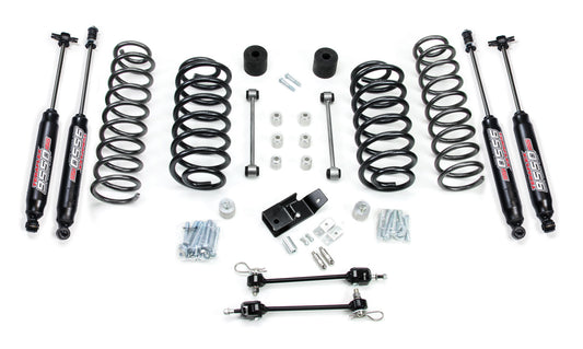 TeraFlex Wrangler TJ 3 Inch Base Lift Kit w/ Quick Disconnects & 9550 VSS Twin-Tube