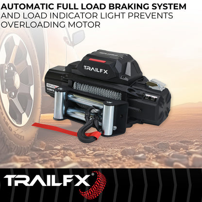 TrailFX Reflex 2.0 Steel Cable Winch 12000 Lb