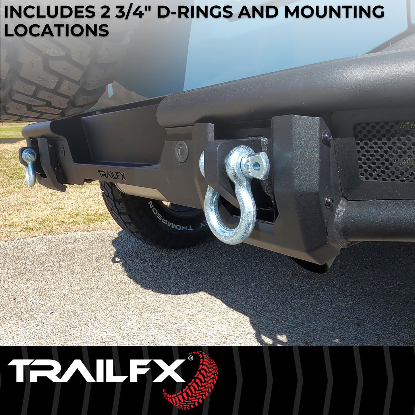 TrailFX Rear Bumper For 2021-2025 Bronco