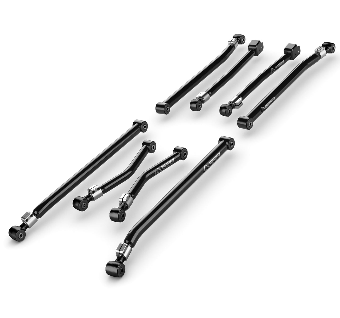 TeraFlex JK Alpine Long Control Arm Kit 8-Arm 3-6 Inch Lift