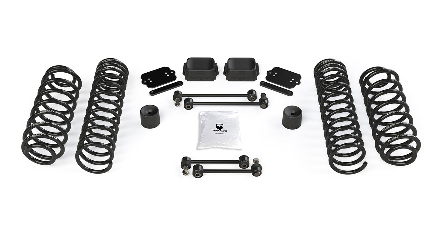 TeraFlex Wrangler JL 4 Door 2.5 Inch Coil Spring Base Lift Kit No Shocks