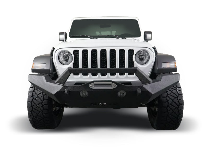 TrailFX Full Width Front Bumper with Skid Plate and Winch Mount For Jeep Wrangler JL/Gladiator