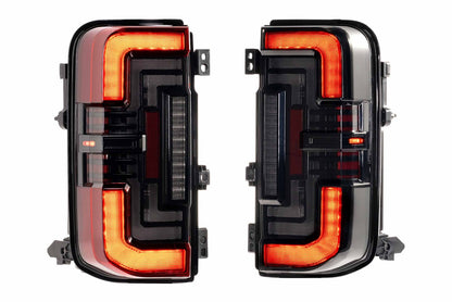 Morimoto XB LED Tail Lights: Ford Bronco (21+ / Smoked Lens / Set)