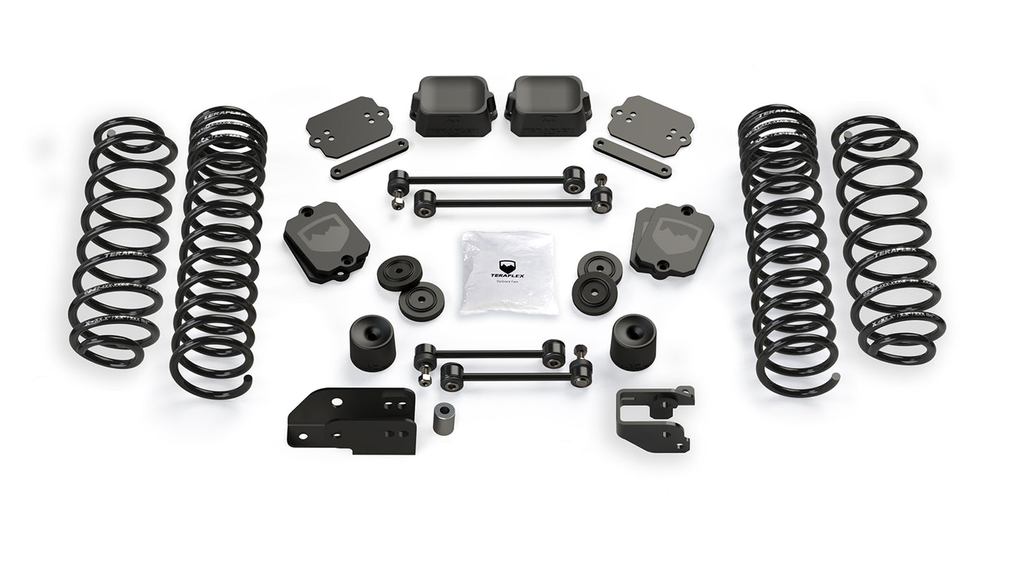 TeraFlex Wrangler JL 4 Door 3.5 Inch Coil Spring Base Lift Kit No Shocks