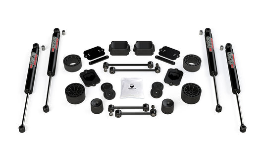 TeraFlex Wrangler JL 2 Door Sport/Sahara 2.5 Inch Performance Spacer Lift Kit & 9550 VSS Twin-Tube
