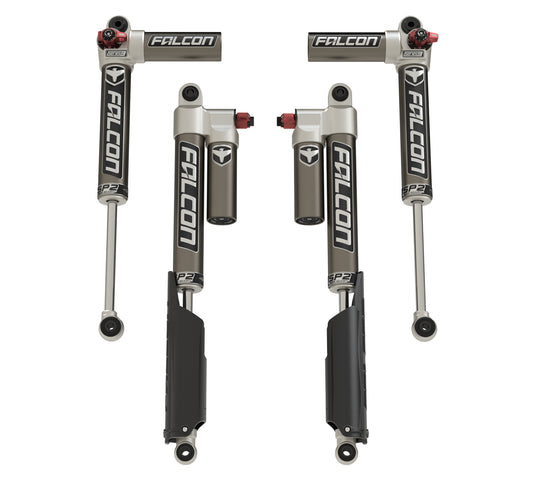 Falcon Shocks Jeep Gladiator JT SP2 3.3 Fast Adjust Piggyback Shock Kit 0–1.5" Lift (2020–Present)