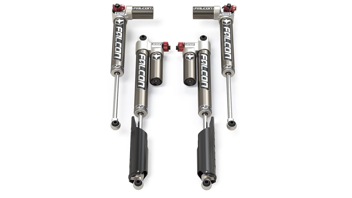 Falcon Shocks Gladiator JT EcoDiesel SP2 3.3 Fast Adjust Piggyback Shock Kit 3.5-4.5 Inch Lift LT