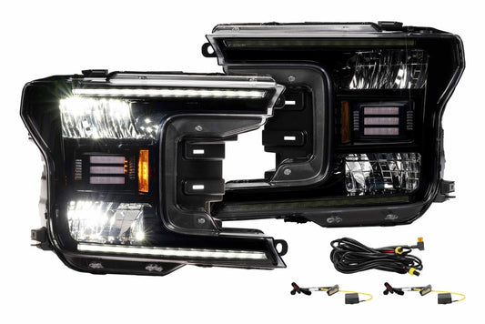 Morimoto XB Hybrid-R LED Headlights: Ford F-150 (18-20 / Set)